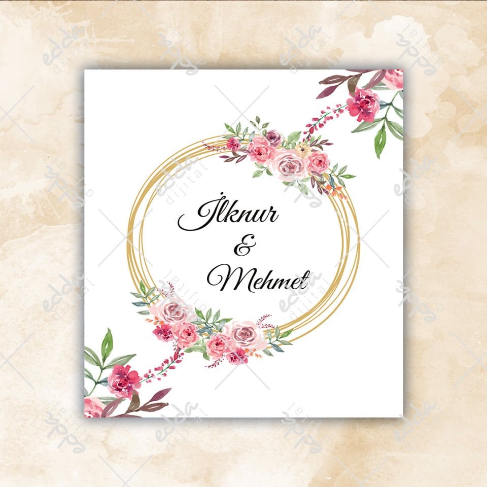 Yuvarlar Çiçek Desenli Dans Pisti Kaplaması