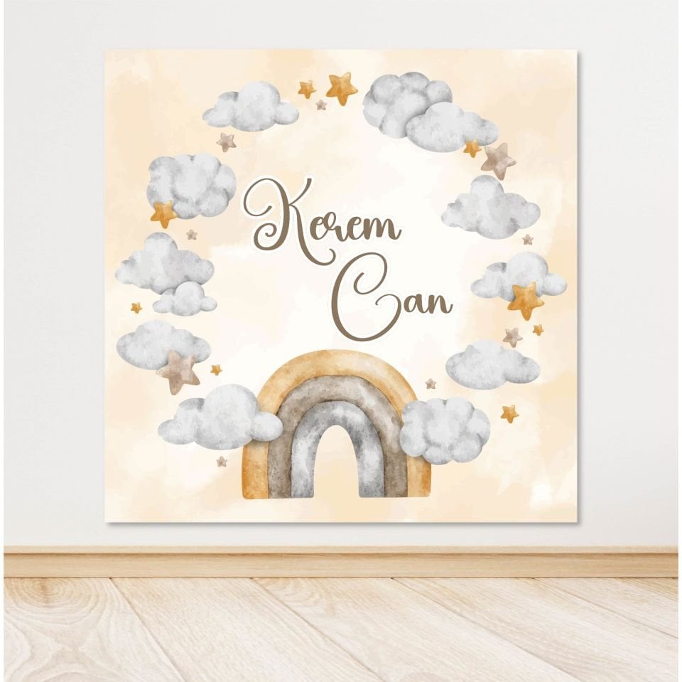 Baby Shower Temalı Doğum Günü Afişi