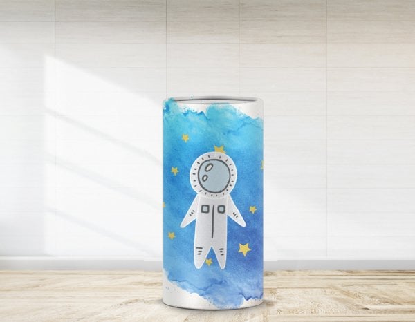 Uzay Konsepti Astronot ve Yıldızlar   Strafor Kaplaması