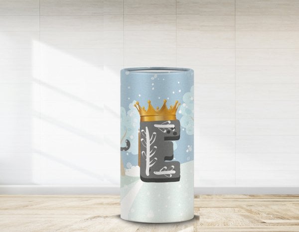 Kış Konsepti  E harfi Temalı Strafor Kaplaması