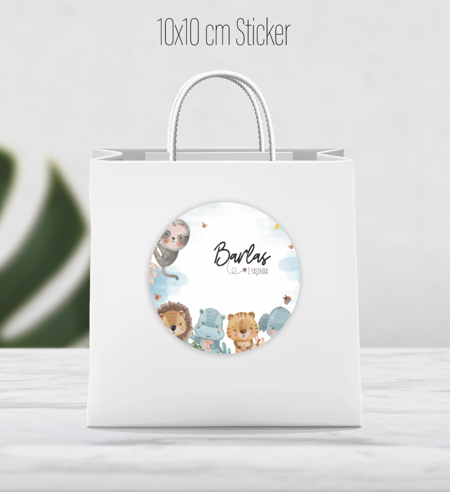 Yapışkanlı Çanta Etiketi