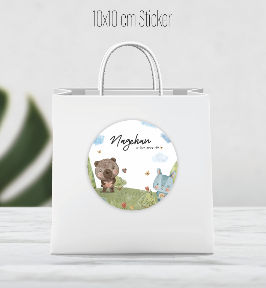 Yapışkanlı Çanta Etiketi