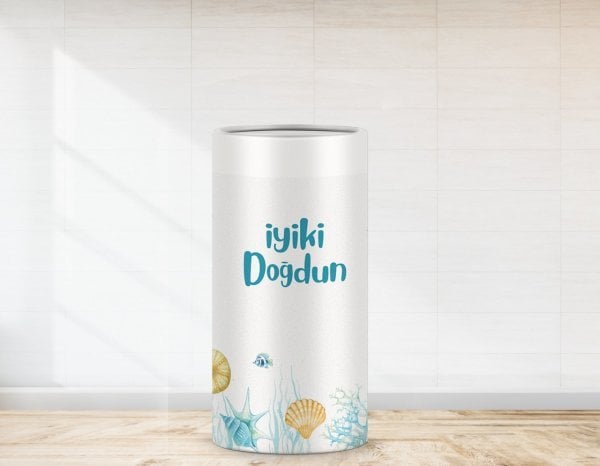 Deniz konsepti iyiki Doğdun Yazılı Strafor Kaplaması