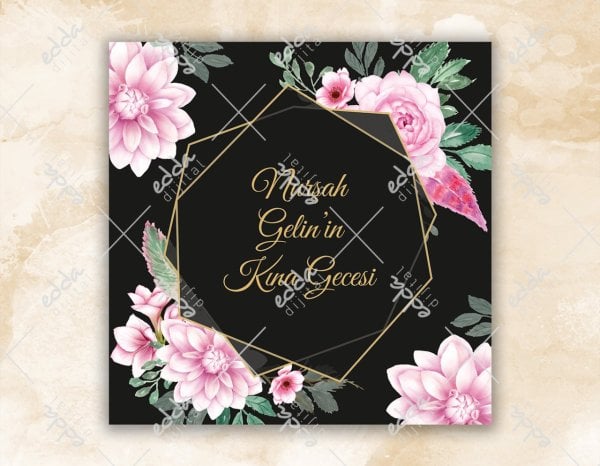 Çiçekli ve Şekilli Dans Pist Kaplaması