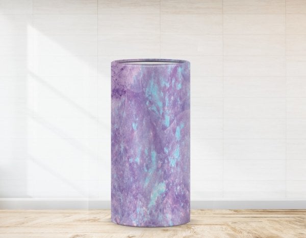 Deniz Kızı Temalı Mor Renkli  Strafor Kaplaması