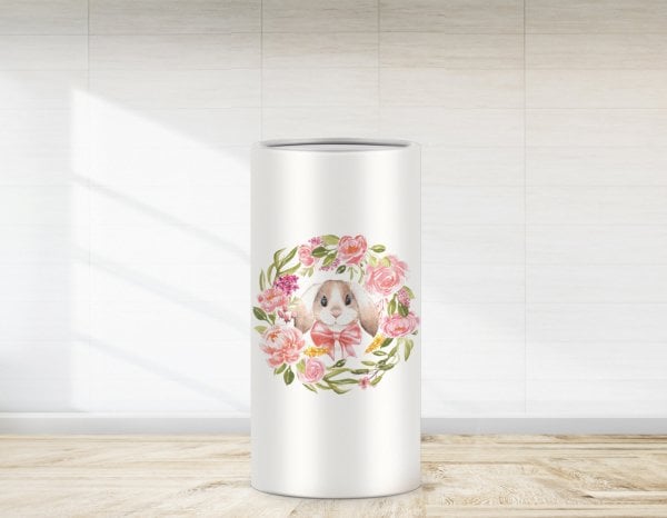 Woodland Tavşan ve Çiçek Temalı Strafor Kaplaması