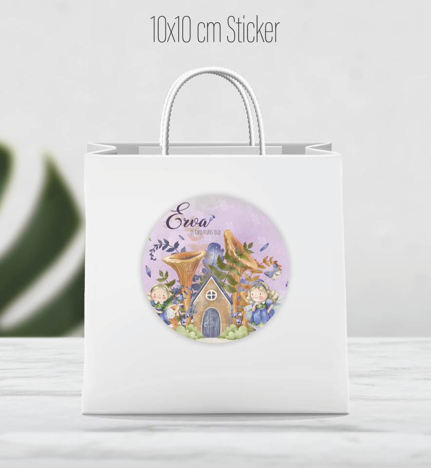 Yapışkanlı Çanta Etiketi