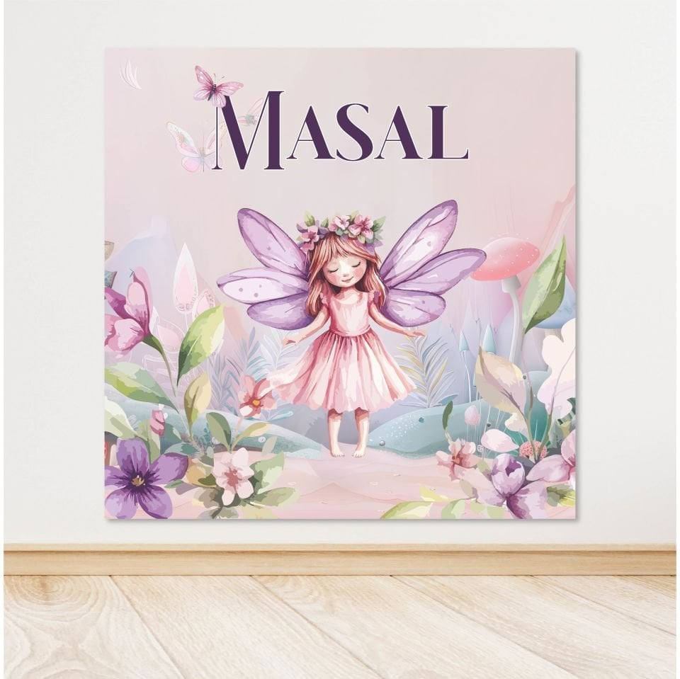 Peri Temalı Doğum Günü Afişi