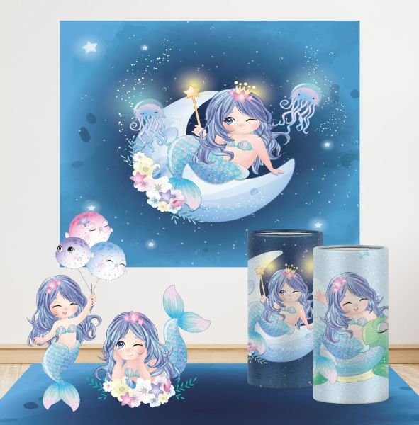 Büyülü Deniz Kızı Konseptli Mini 1 Paket