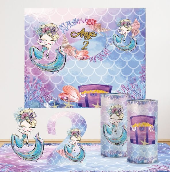 Deniz Kızı Konseptli Mini 1 Paket