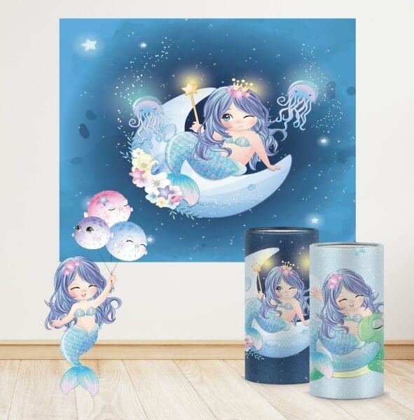 Büyülü Deniz Kızı Konseptli Mini 3 Paket