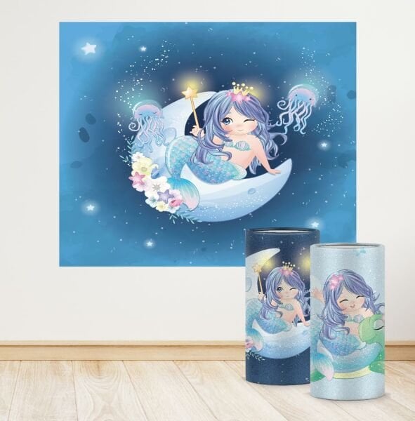 Büyülü Deniz Kızı Konseptli Mini 4 Paket