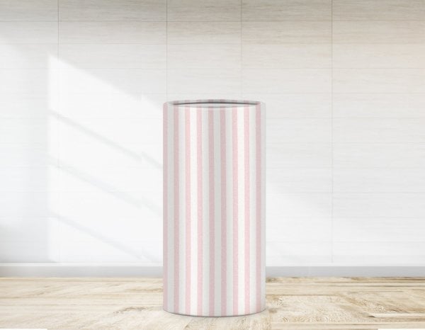 Kuğu Konsepti Pembe Beyaz Şeritli  Strafor Kaplaması