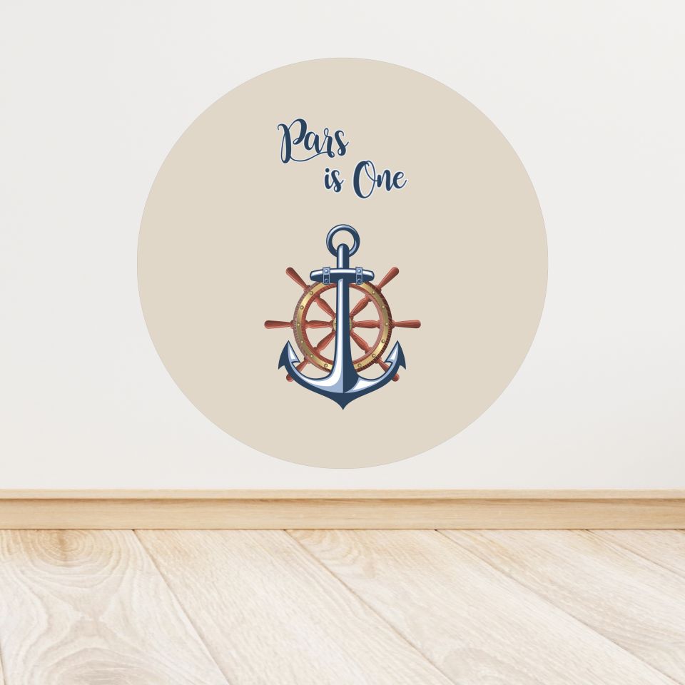 Denizci Temalı Doğum Günü Afişi