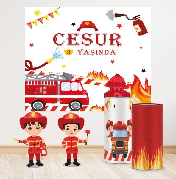 İtfaiye Konseptli Mini 2 Paket