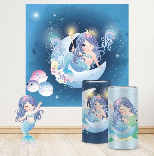 Büyülü Deniz Kızı Konseptli Mega 4 Paket