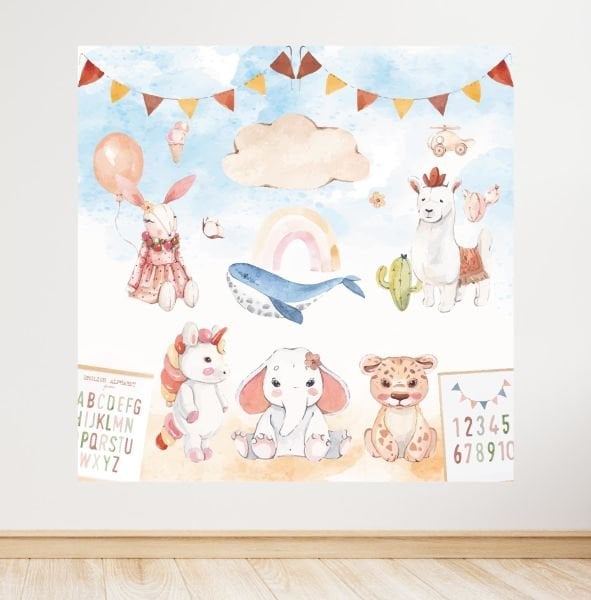 Baby Shower Temalı Doğum Günü Afişi