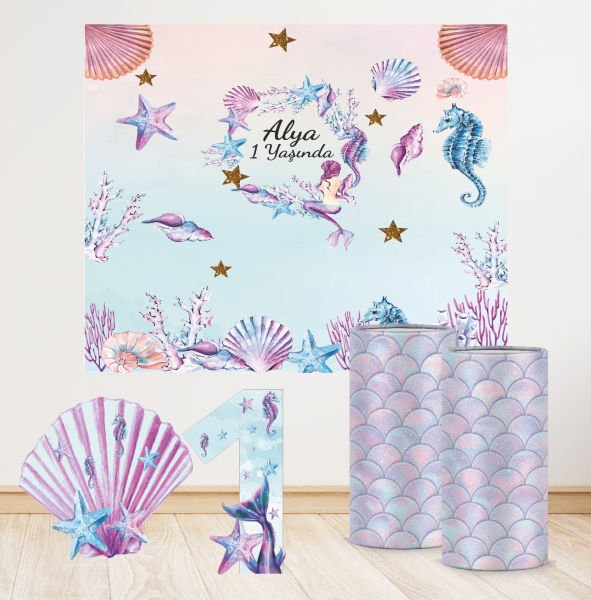 Deniz Kızı Konseptli Mini 2 Paket