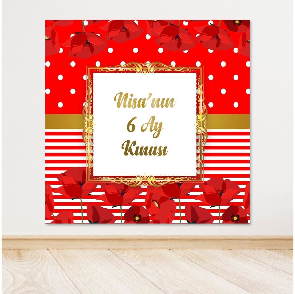6 Ay Kınası Temalı Afiş