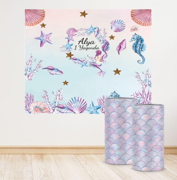 Deniz Kızı Konseptli Mini 4 Paket