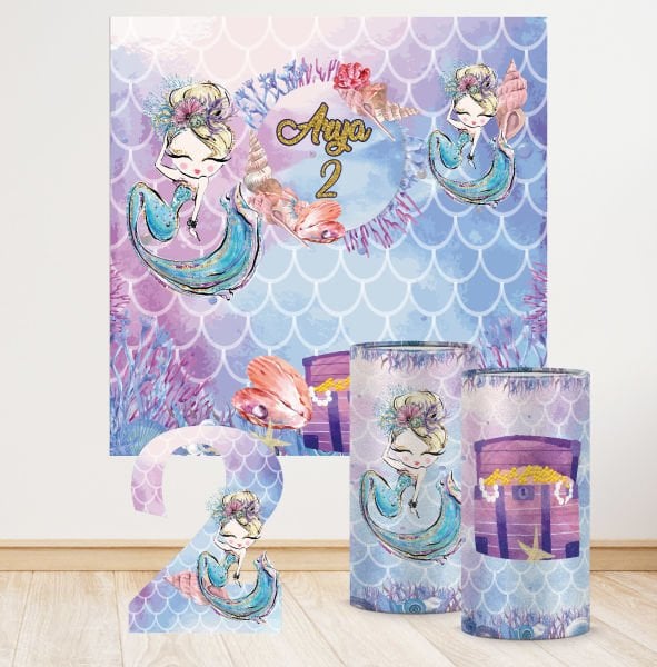 Deniz Kızı Teması Mega 4 Paket