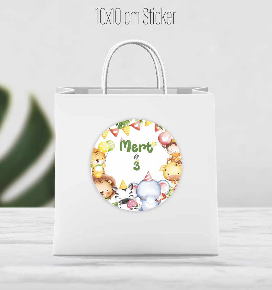 Yapışkanlı Çanta Etiketi