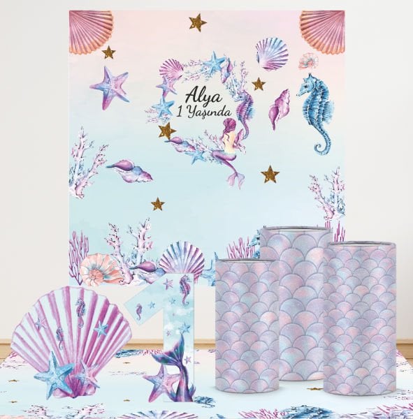 Deniz Kızı Konseptli Mega 1 Paket