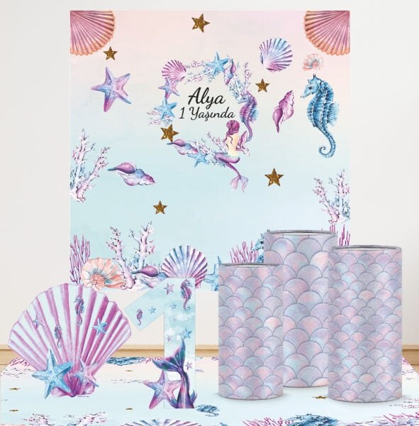Deniz Kızı Konseptli Mega 3 Paket