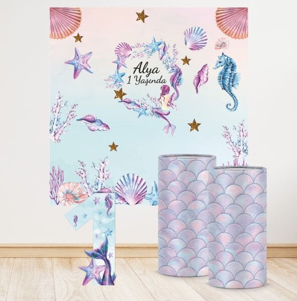 Deniz Kızı Konseptli Mega 4 Paket