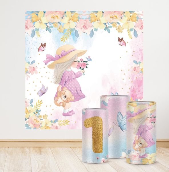 Çiçekli Kız Konseptli Efsane 4 Paket