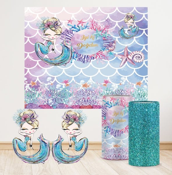 Denizkızı Temalı Mini 2 Paket