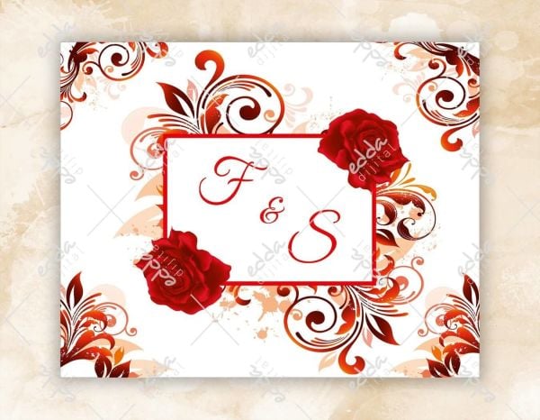 Gül Desenli Beyaz Dans Pisti Kaplaması