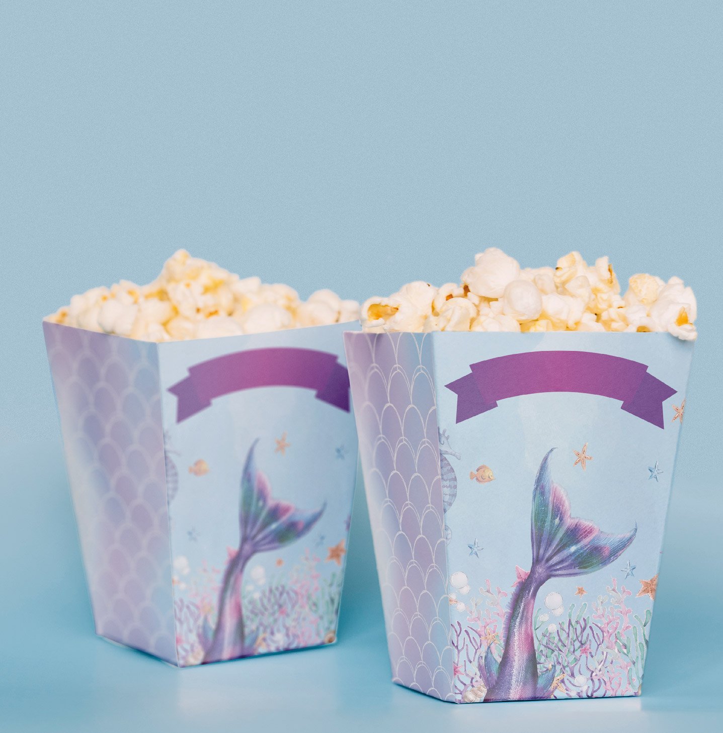 Denizkızı Konseptli Pop Corn Kutusu