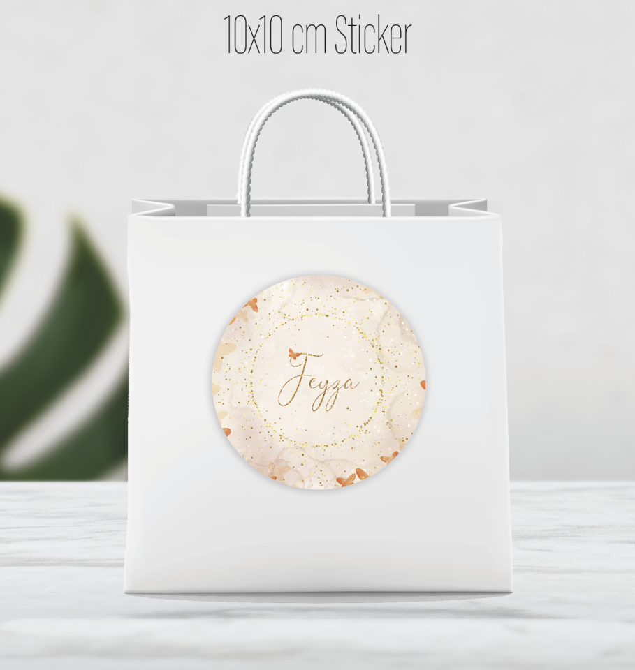 Yapışkanlı Çanta Etiketi