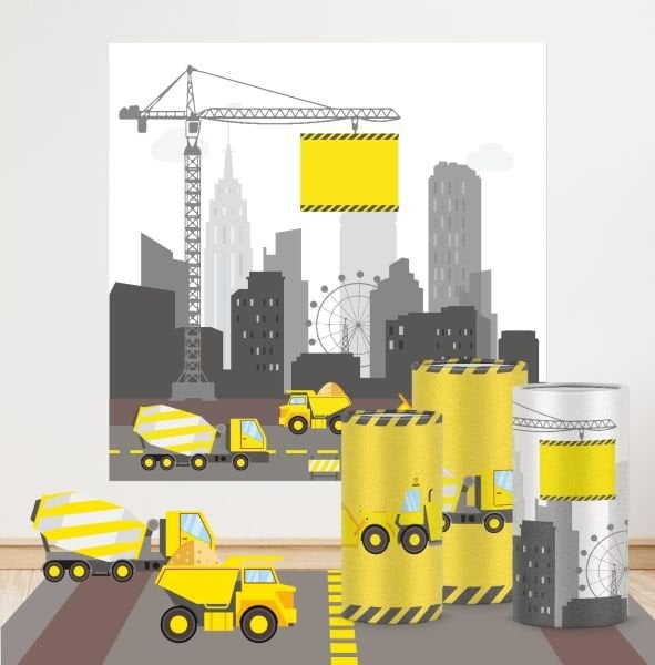 İnşaat Konseptli Mega 3 Paket