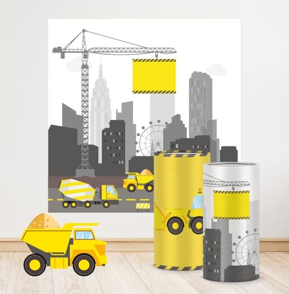 İnşaat Konseptli Mega 4 Paket