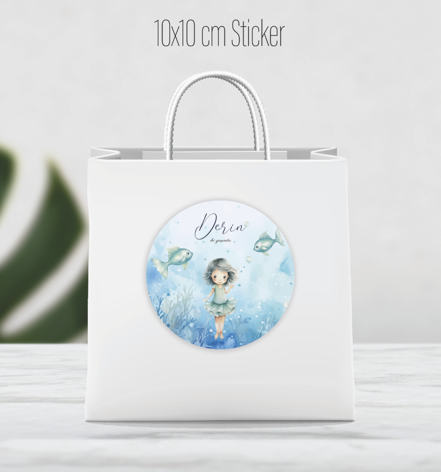 Yapışkanlı Çanta Etiketi