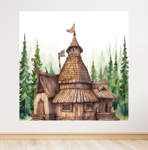 Viking  Konseptli Doğum Günü Afişi