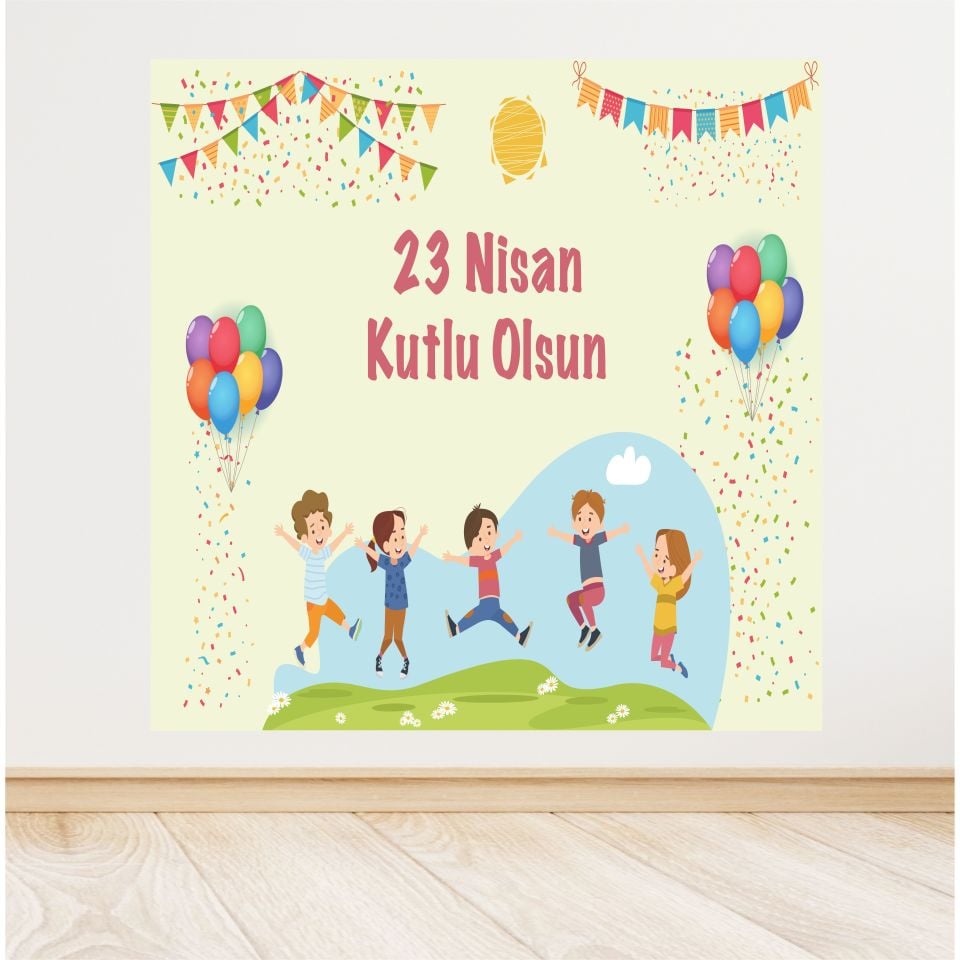 23 Nisan Temalı Afiş