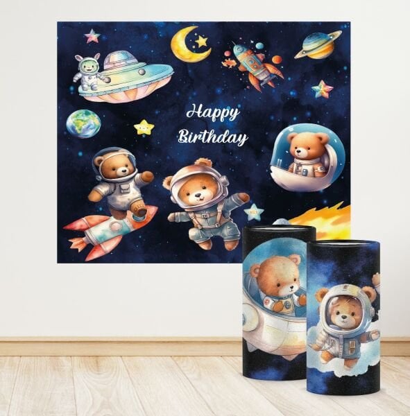 Uzay Konseptli Mini 4 Paket