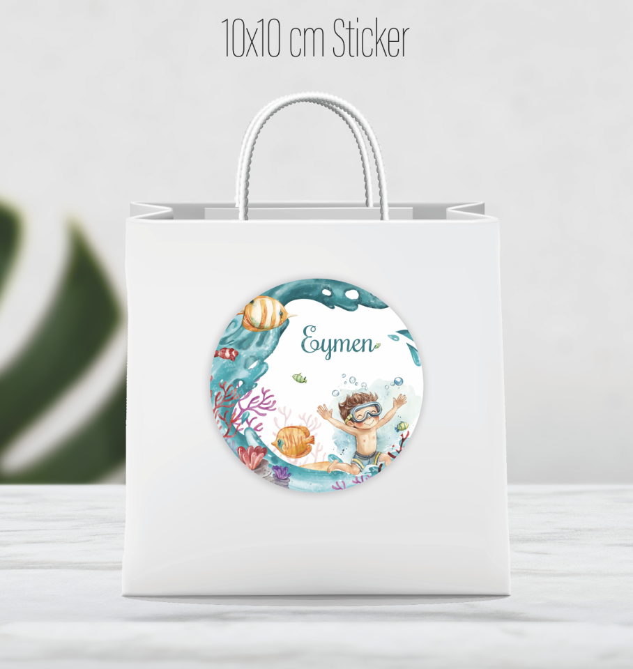 Yapışkanlı Çanta Etiketi