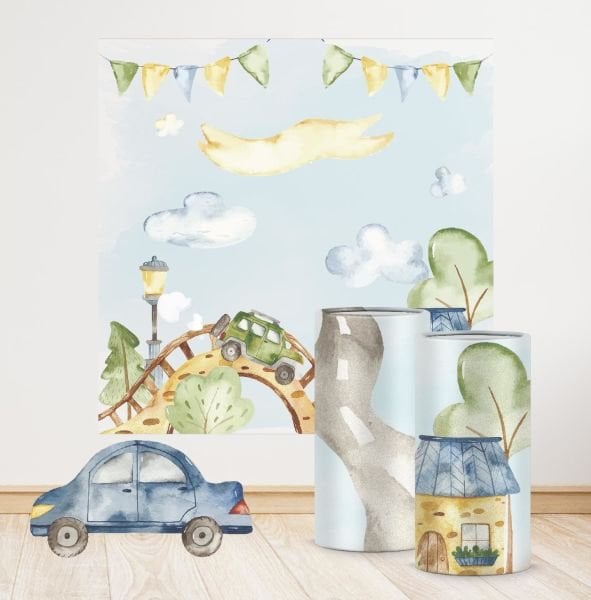 Araba Konseptli Mega 4 Paket