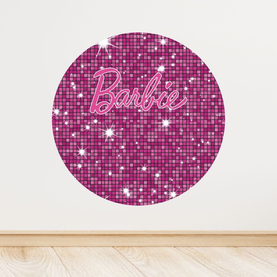 Barbie Temalı Doğum Günü Afişi