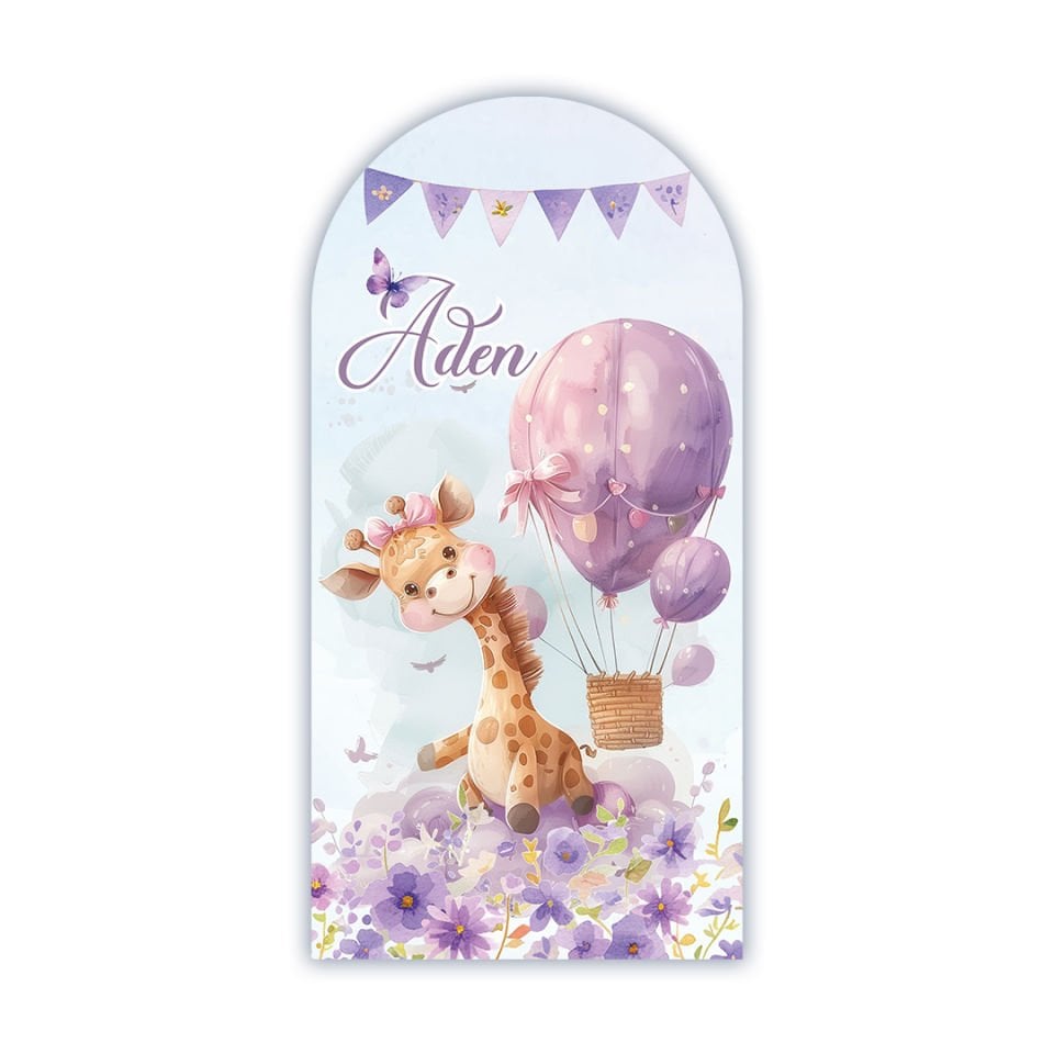 Edda Jumbo Tekli Pano - Kelebekli Zürafa