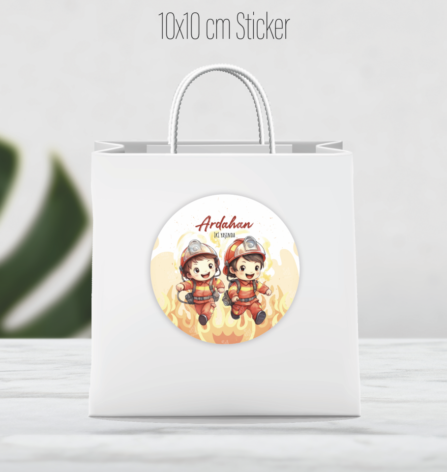 Yapışkanlı Çanta Etiketi