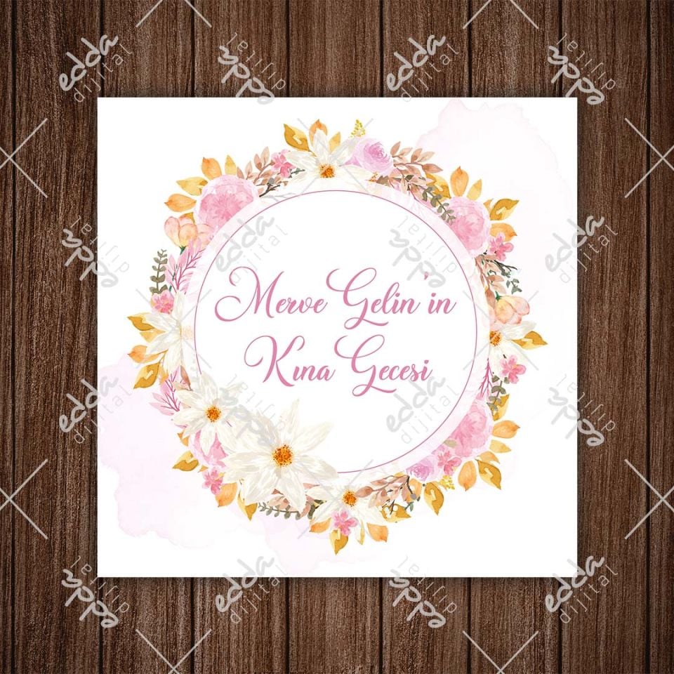 Çiçek Desenli Dans Pisti Kaplaması