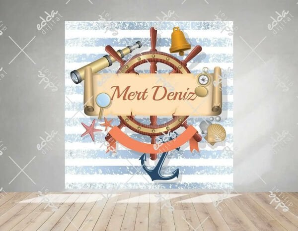 Gemi Dümeni Temalı Afişi