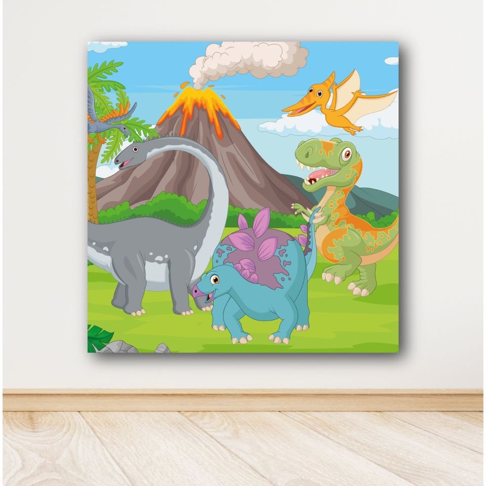 Dinazor Temalı  Doğum Günü Afiş