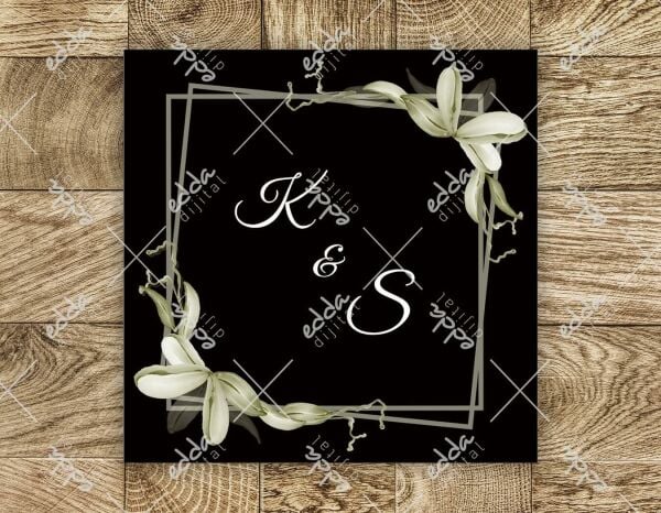 Beyaz Gelincik Desenli Dans Pisti Kaplaması