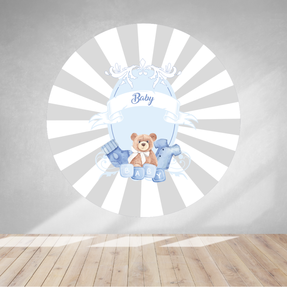 Baby Shower Temalı Doğum Günü Afişi